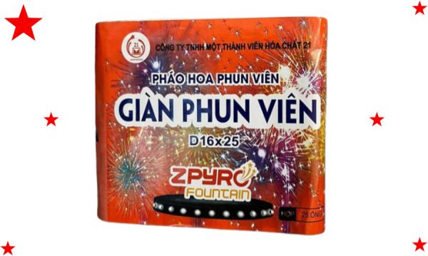 Giàn phun viên đặc biệt 2024 Pháo hoa z121 bộ quốc phòng