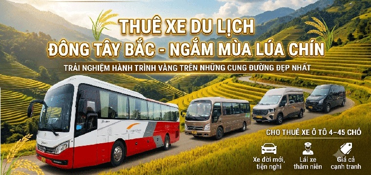 Bảng Giá Thuê Xe Du Lịch Hà Nội